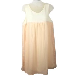 Camilyn Beth Peach Cream Babydoll Cecila Dress